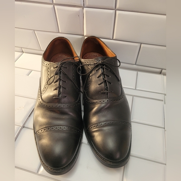 ALLEN EDMONDS VAN NESS Men’s Black Leather Cap Toe Oxford Dress Shoe Size  11C main image 7